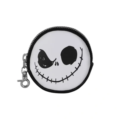 Abbildung von Disney Unisex Nightmare Before Christmas Face Cookie Portemonnaie, Schwarz, 8,7 x cm