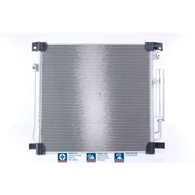 Abbildung von NISSENS 941078 Klimakondensator mit Trockner Aluminium 515 R 134a