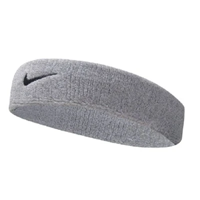 Abbildung von Nike Unisex Erwachsene Swoosh Headband Stirnband, Grau (Grey heather/black), Einheitsgröße EU