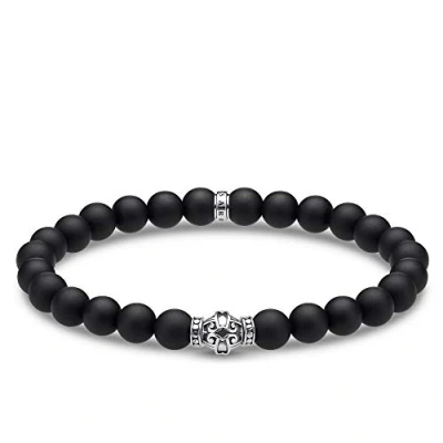 Abbildung von Thomas SABO Armband 925 STERLINGSILBER, GESCHWÄRZT Armband, Größe: 17, Schwarz, silberfarben