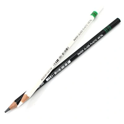 Abbildung von Fettstift Set abwischbar, Markieren auf Folien Lack Glas Metall und glatten Flächen T017