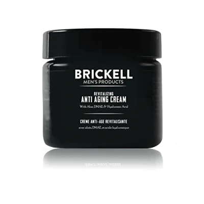 Abbildung von Brickell Men&#039;s Gesichtscreme Männer Revitalisierende Anti Aging Creme für Natürliche &amp; organische Falten Mit Aloe, DMAE Hyaluronsäure 59 ml Parfümierte Nachtcreme