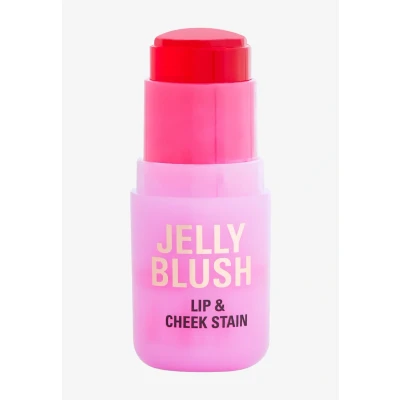 Abbildung von Revolution Beauty Jelly Blush Stick Lippen &amp; Wangenstift, Langanhaltend aufbauend mit Hyaluronsäure Aloe, erdbeerrot
