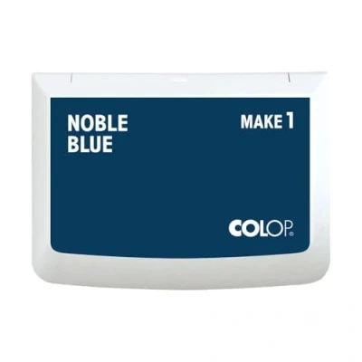Abbildung von COLOP Stempelkissen MAKE 1 noble blue, 50 x 90 mm, Kissen für traditionelle Handstempel und Kreativstempel