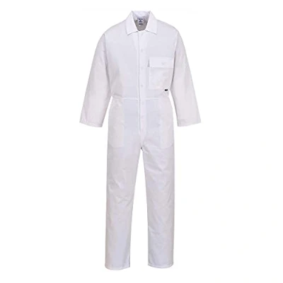 Abbildung von Portwest Standard Overall , Größe: XL, Farbe: Weiß, 2802WHRXL