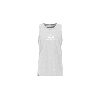 Abbildung von Alpha Industries Herren Basic Tank T Shirt, Grey Heather, XL