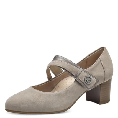 Abbildung von Tamaris Comfort Pumps, Damen, Größe: 37, Stone Schuhe
