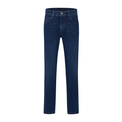 Abbildung von bugatti MIT Stretchkomfort Jeans Straight Leg, Herren, Größe: 31x32, Blau