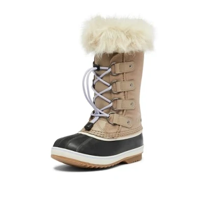 Abbildung von Sorel Youth JOAN OF Arctic WP Unisex Schnürstiefel Omega taupe/gum für Kinder, Größe: 32, Schuhe