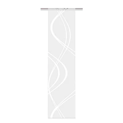 Abbildung von Home fashion TIBERIO Schiebewand, Stoff, Weiß, 245 x 60 cm