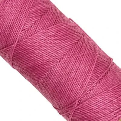 Abbildung von LINHASITA, Garnspule, gewachst, 100 g / 170 Meter, Dicke: 1 mm, Polyester, Makramee Garn, 30 Farben metros gr Fuchsia Rot