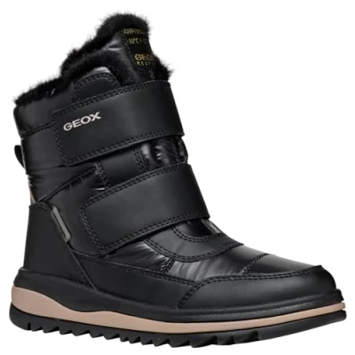 Abbildung von Geox Adelhide GIRL AB Snowboot/Winterstiefel für Kinder, Größe: 39, Black Schuhe