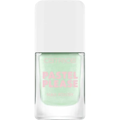 Abbildung von Catrice Pastel Please Nail Polish, Nr. 040, Grün, langanhaltend, hochpigmentiert, schimmernd, farbintensiv, acetonfrei, vegan, ohne Mikroplastikpartikel, Parfüm, 1er Pack (10.5ml)