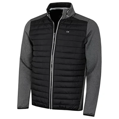 Abbildung von Calvin Klein Herren Hyrbid Jacke Anthrazit/Schwarz XXXL