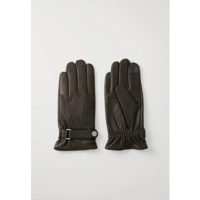 Abbildung von Calvin Klein Gloves Fingerhandschuh, Herren, Größe: M/L, Black