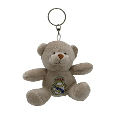 Abbildung von CYP Real Madrid Teddy Schlüsselanhänger für Freizeit und Sportwear, Erwachsene, Unisex, mehrfarbig, Einheitsgröße