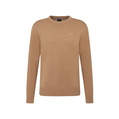 Abbildung von bugatti Strickpullover, Herren, Größe: Large, Taupe