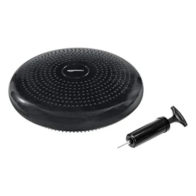 Abbildung von Amazon Basics Schwarzes, rundes Balancekissen