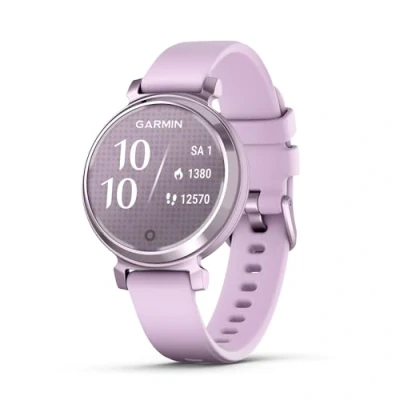 Abbildung von Garmin Lily 2, modische Smartwatch mit hochwertiger Lünette, Gesundheits &amp; Fitnessdaten für Frauen, 2,54cm Touchdisplay, Smart Notifications bis zu 5 Tagen Akkulaufzeit, x (Generalüberholt)