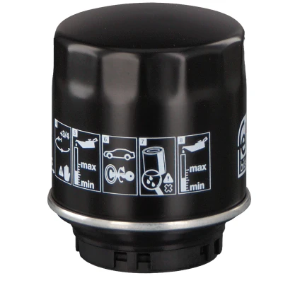 Abbildung von FEBI BILSTEIN 49666 Ölfilter Anschraubfilter VOLKSWAGEN: Polo V Hatchback, GOLF 6, Tiguan I, SKODA: Octavia 2 Combi, Fabia 2, II Hatchback