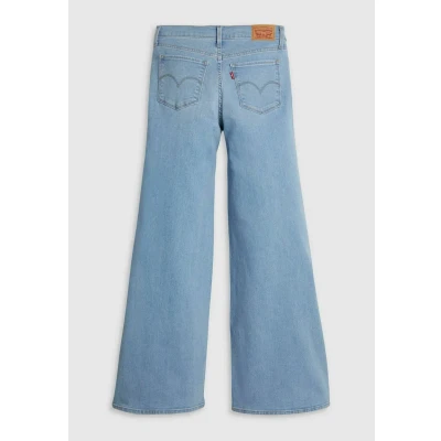 Abbildung von Levi&#039;s 318 Shaping WIDE LEG Flared Jeans, Damen, Größe: 30x34, Tall glass of water