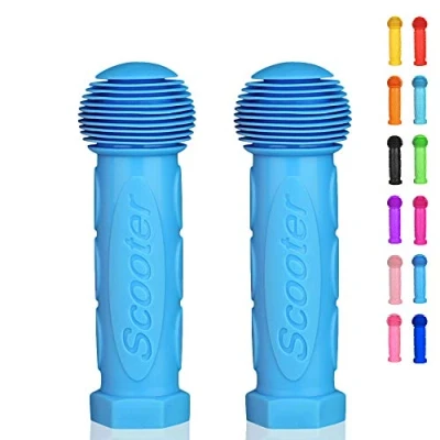 Abbildung von OTFAITP Roller Griff Lenker 1 Paar Fahrrad Fit für 2 3 4 Räder Kid Kick Roller,Kinder Fahrrad,Drifting Roller,Schaukel (Himmelblau)