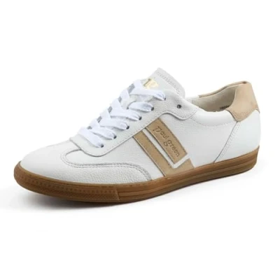 Abbildung von Paul Green Damen, Frauen Low Top Sneaker,Freizeitschuhe,Turnschuhe,Laufschuhe,schnürschuhe,schnürer,Plateausohle,Weiß (JA),40 EU / 6.5 UK