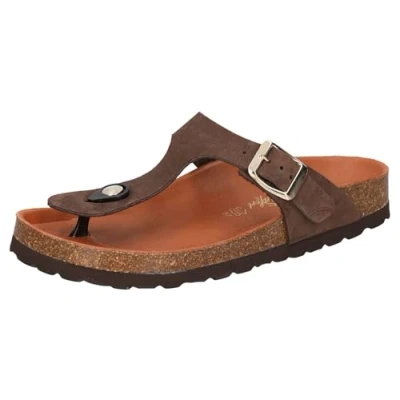 Abbildung von Cosmos Comfort Zehensteg Zehentrenner, Damen, Größe: 37, Dunkelbraun Schuhe