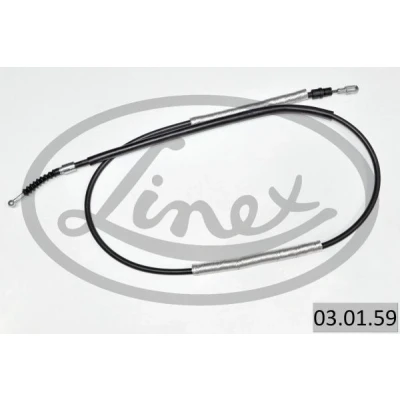 Abbildung von LINEX 03.01.59 Handbremsseil Vorderachse links, rechts 1770/1600 AUDI: A4 B7 Avant, B6 Saloon