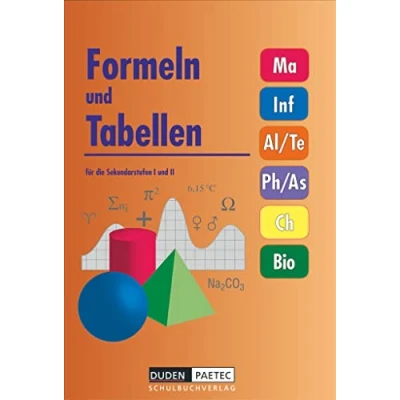 Abbildung von Formeln und Tabellen für die Sekundarstufen I II.