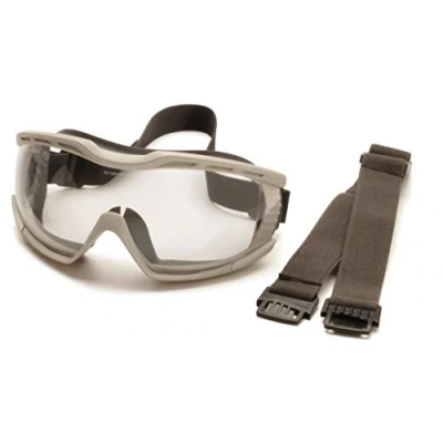 Abbildung von Pyramex EG604T2 Chemical Splash Goggle mit klarer Antibeschlaglinse und grauem Rahmen