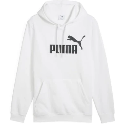 Abbildung von Puma LOGO Hoodie Kapuzenpullover, Herren, Größe: Medium, White