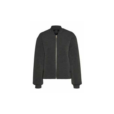 Abbildung von Vero Moda Vmkaren Bomberjacke, Damen, Größe: Small, Dark grey melange