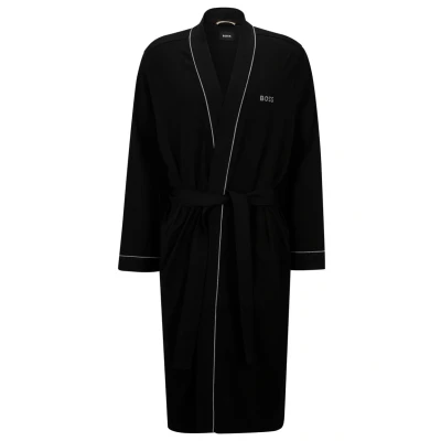 Abbildung von BOSS Kimono Bademantel, Herren, Größe: Small, Black