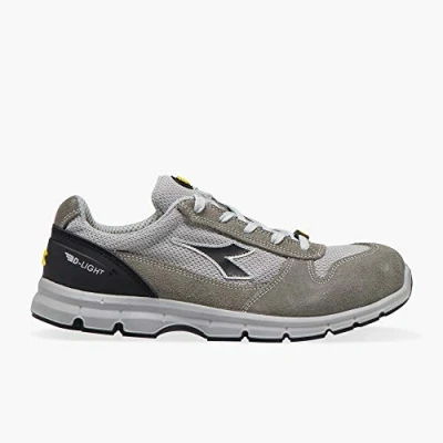 Abbildung von Utility Diadora Unisex Run Text Low S1P SRC ESD Sneaker, Grigio Castello/Grigio ALLUMINIO, 41 EU