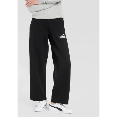 Abbildung von Puma Nature Comfort LOGO Straight Pants Jogginghose, Damen, Größe: XS, Black