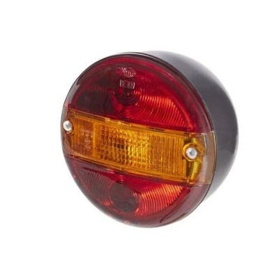 Abbildung von HELLA 2SE 001 685 201 Rückleuchte links, rechts P21W, R5W schwarz 12, 24 ohne Glühlampen mit Dichtung, Lampenträger