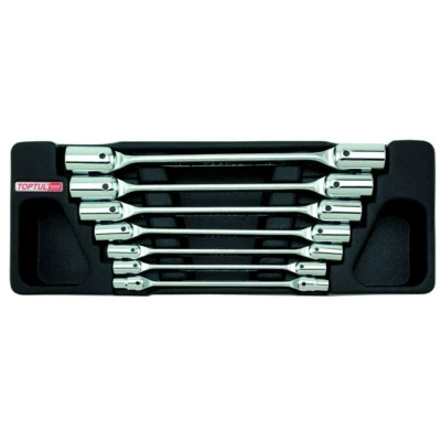 Abbildung von TOPTUL GAAT0702 Werkzeugmodul 7 6х7, 8х9, 10х11, 12х13, 14х15, 16х17, 18х19 136 364 Chrom Vanadium Stahl