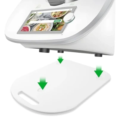 Abbildung von BillyBath Gleitbrett für Thermomix TM6/ TM5, Perfektes Acryl Zubehör den TM6 TM5 Schwarz