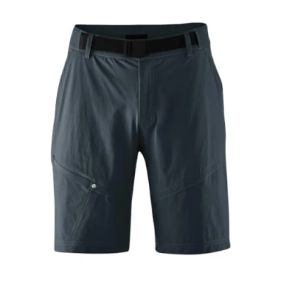 Abbildung von Gonso Arico, Kurze Herren Fahrradhose, 2in1 Bikeshorts mit Stretcheinsatz über dem Gesäß, Einknöpfbare Radunterhose Relax Gel Comfort Sitzpolster, Weite Passform, PFC Frei, Grau, Gr. 6XL