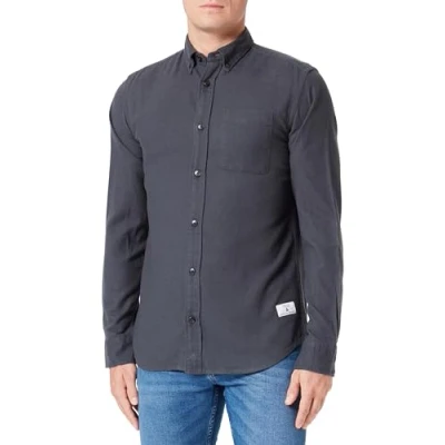 Abbildung von Jack &amp; Jones Premium Jprblubrook Solid Hemd, Herren, Größe: XL, Black sand