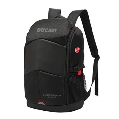 Abbildung von DUCATI, Urban für Fahrrad und Scooter, Sportrucksack Unisex Erwachsene, Schwarz, Einheitsgröße