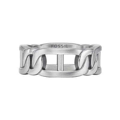 Abbildung von Fossil Heritage Ring silvercoloured, Herren, Größe: 63, Silver coloured