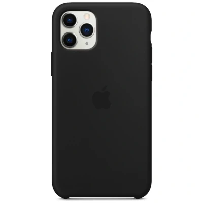 Abbildung von Apple Silikon Hülle iPhone 11 Pro Max schwarz ✅ SB Supply MX002ZM/A