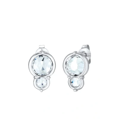 Abbildung von Elli Elegant Round Ohrringe, Damen, Größe: One Size, Silber