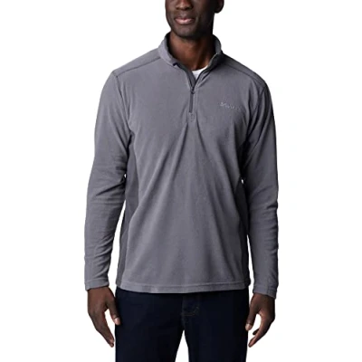 Abbildung von Columbia Klamath RANGE II HALF ZIP Fleecepullover, Herren, Größe: XS, Grau