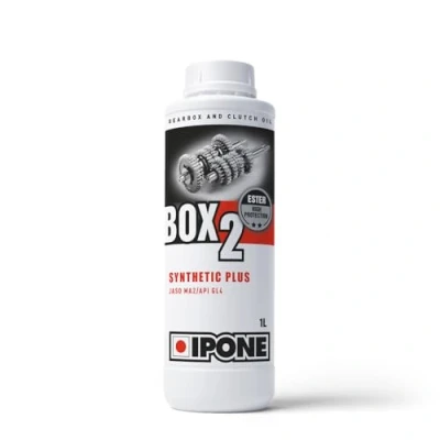 Abbildung von IPONE Getriebeöl Für Motorräder Box 2 Teilsynthetisch auf Esterbasis High Performance Schaltgetriebe mit Nasskupplung 1 Liter Kanister