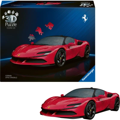 Abbildung von Ravensburger 3D Puzzle »3D Iconics, Ferrari SF90 Stradale«, Made in Europe