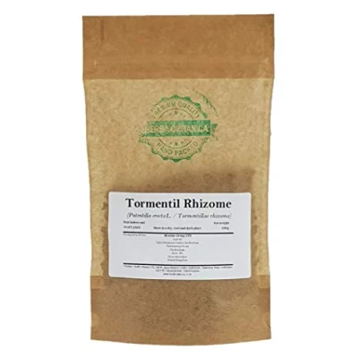 Abbildung von Blutwurz Rhizome/Potentilla Erecta L/Tormentil Rhizome # Herba Organica Durmentill, Rotwurz, Ruhrwurz (100g)