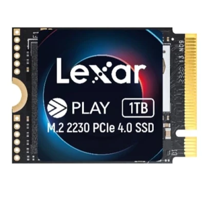Abbildung von Lexar Play 2230 PCIe 4.0 Interne SSD 1TB, M.2 Gen4x4 SSD, bis zu 5200 MB/s Lesen, 4700 Schreiben, Solid State Laufwerk kompatibel Steam Deck, ASUS ROG Ally (LNMPLAY001T RNNNG)